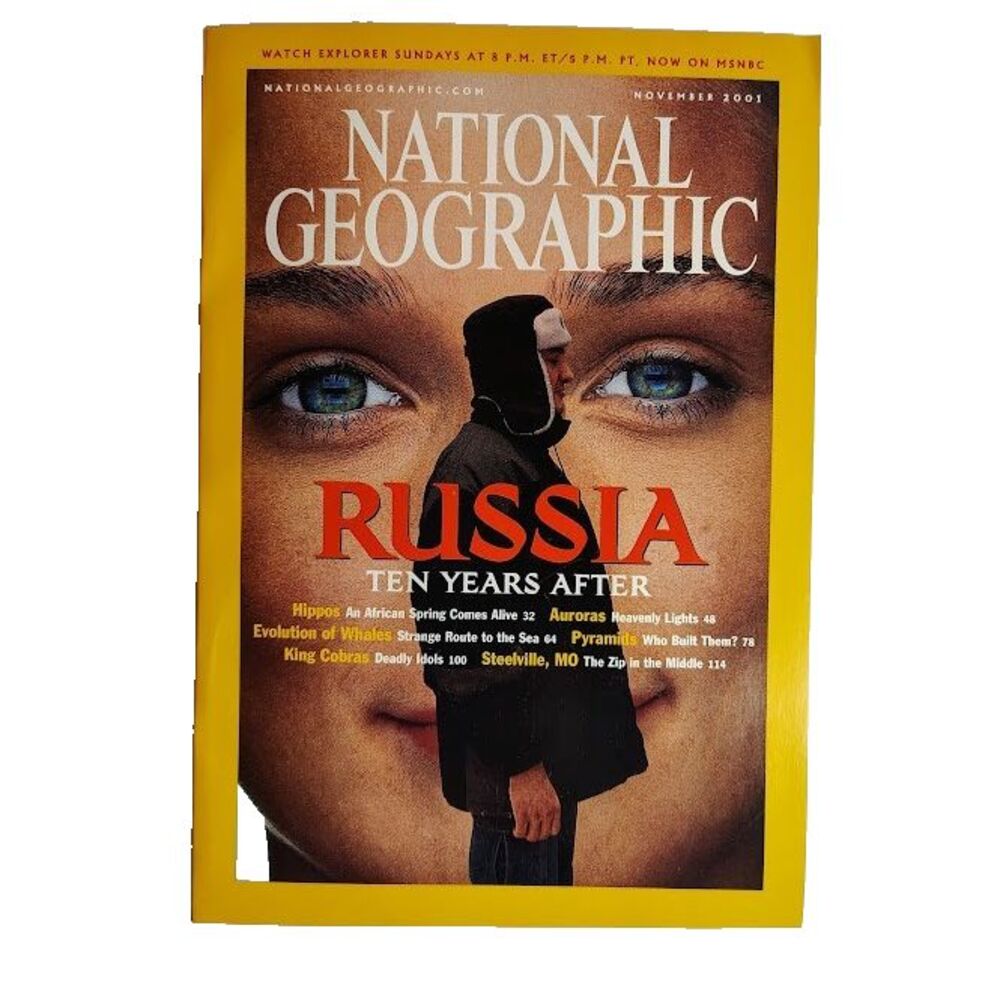 National Geographic Magazine Russia Ten Years After November 2001